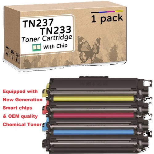 Brother TN237 Toner Cartridge BK+C+Y+M compatible Premium A+ Brother TN237 Toner Cartridge BK+C+Y+M compatible Premium A+