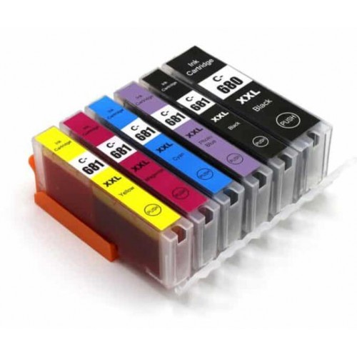 Compatible Canon PGI680XXL CLI681XXL x6 Ink Cartridge Full Set Compatible Canon PGI680XXL CLI681XXL x6 Ink Cartridge Full Set