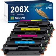 HP 206X m283fdw Toner Cartridges With chips Compatible Premium