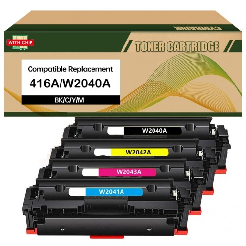 HP 416A W2040A M479fdw Toner Cartridge compatible with smart chip HP 416A W2040A M479fdw Toner Cartridge compatible with smart chip