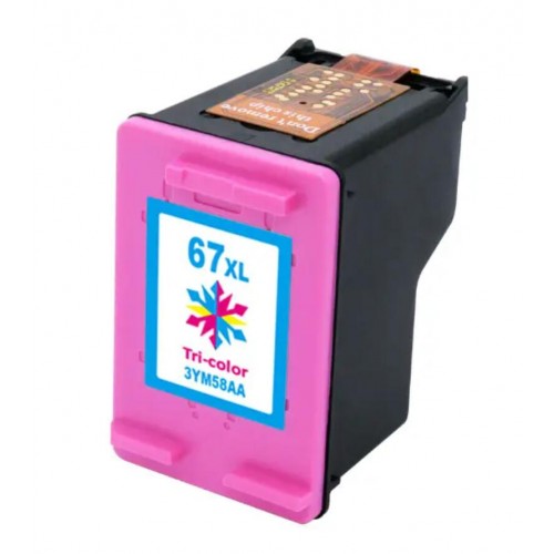 HP 67XL Colour / Tricolor Ink Cartridge Compatible HP 67XL Colour / Tricolor Ink Cartridge Compatible