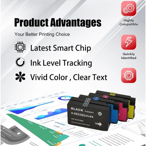 HP 965XL ink cartridge High Yield Compatible Premium