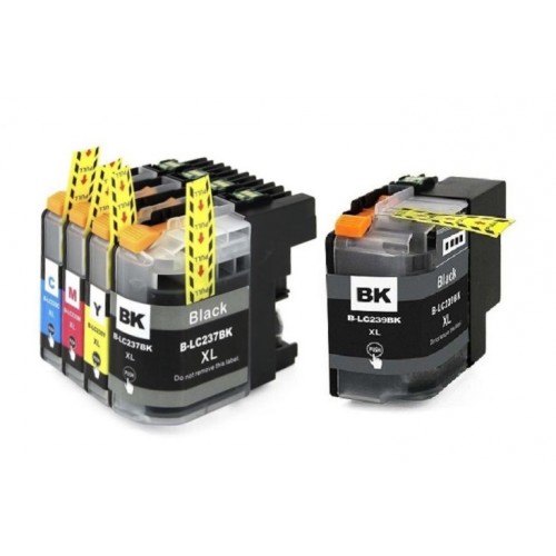 Brother LC237XL+LC235XL ink Cartridges Full set BK+C+M+Y