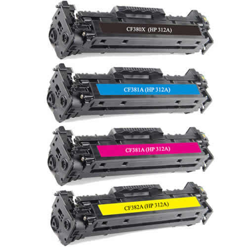 Compatible HP 312A CF382A Yellow Toner Cartridge for M476dw Compatible HP 312A CF382A Yellow Toner Cartridge for M476dw