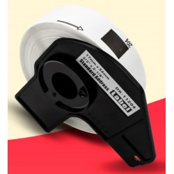 Brother DK11204 label tape compatible 17mm x 54mm 400 per roll