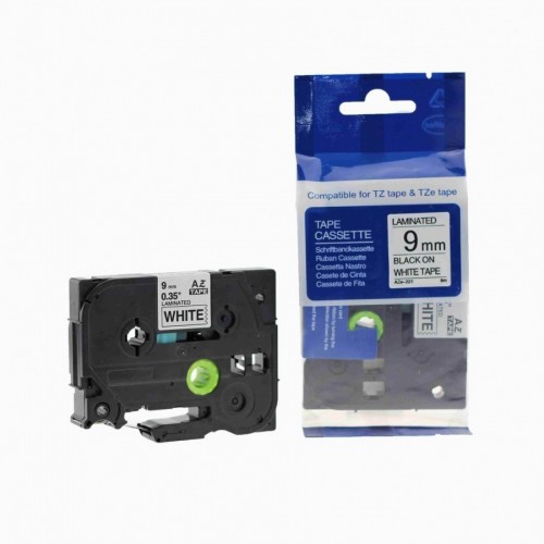 Tze221 Brother Ptouch label tape 9mm compatible Tze221 Brother Ptouch label tape 9mm compatible
